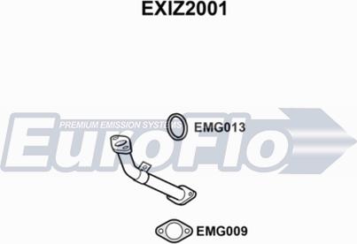 EuroFlo EXIZ2001 - Tubo gas scarico autozon.pro