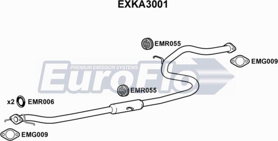 EuroFlo EXKA3001 - Silenziatore centrale autozon.pro