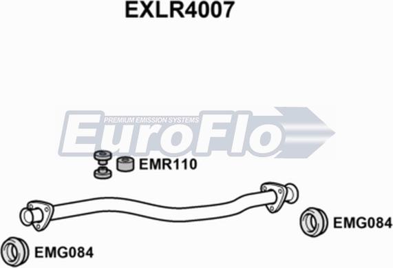 EuroFlo EXLR4007 - Tubo gas scarico autozon.pro