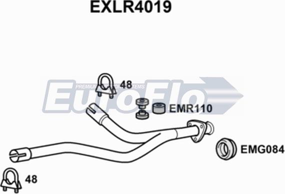 EuroFlo EXLR4019 - Tubo gas scarico autozon.pro