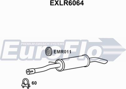 EuroFlo EXLR6064 - Silenziatore posteriore autozon.pro