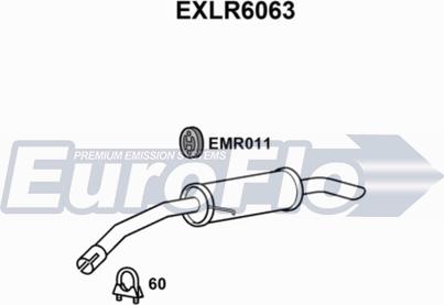 EuroFlo EXLR6063 - Silenziatore posteriore autozon.pro