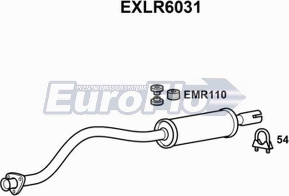 EuroFlo EXLR6031 - Silenziatore posteriore autozon.pro