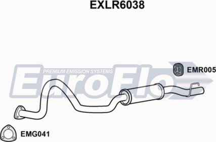 EuroFlo EXLR6038 - Silenziatore posteriore autozon.pro