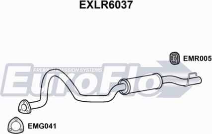 EuroFlo EXLR6037 - Silenziatore posteriore autozon.pro