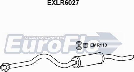 EuroFlo EXLR6027 - Silenziatore posteriore autozon.pro