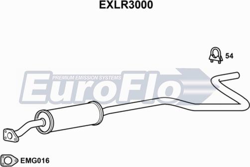 EuroFlo EXLR3000 - Silenziatore centrale autozon.pro