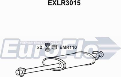 EuroFlo EXLR3015 - Silenziatore centrale autozon.pro