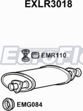 EuroFlo EXLR3018 - Silenziatore centrale autozon.pro