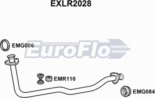 EuroFlo EXLR2028 - Tubo gas scarico autozon.pro