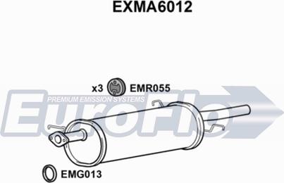 EuroFlo EXMA6012 - Silenziatore posteriore autozon.pro