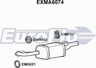 EuroFlo EXMA6074 - Silenziatore posteriore autozon.pro