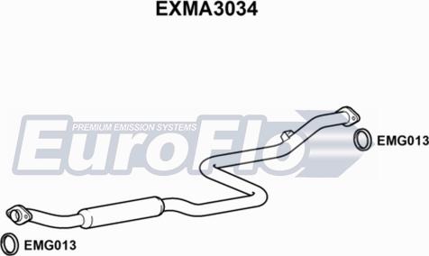 EuroFlo EXMA3034 - Silenziatore centrale autozon.pro