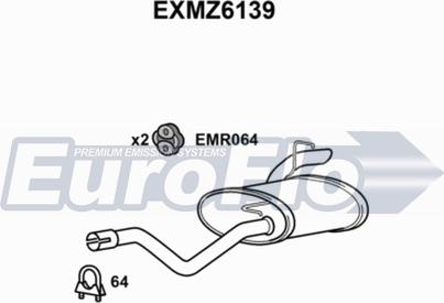 EuroFlo EXMZ6139 - Silenziatore posteriore autozon.pro