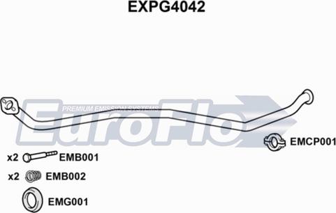 EuroFlo EXPG4042 - Tubo gas scarico autozon.pro