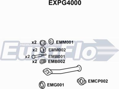 EuroFlo EXPG4000 - Tubo gas scarico autozon.pro