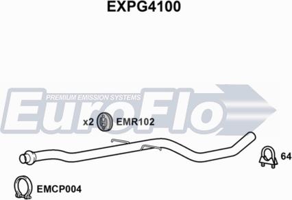 EuroFlo EXPG4100 - Tubo gas scarico autozon.pro