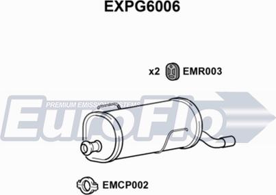 EuroFlo EXPG6006 - Silenziatore posteriore autozon.pro