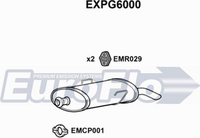 EuroFlo EXPG6000 - Silenziatore posteriore autozon.pro