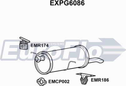 EuroFlo EXPG6086 - Silenziatore posteriore autozon.pro