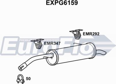 EuroFlo EXPG6159 - Silenziatore posteriore autozon.pro