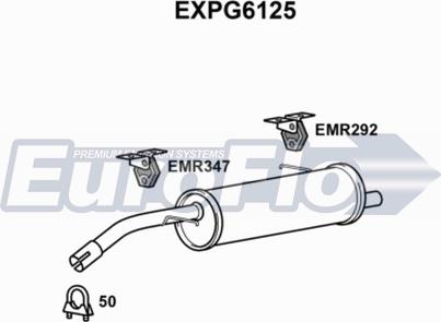 EuroFlo EXPG6125 - Silenziatore posteriore autozon.pro