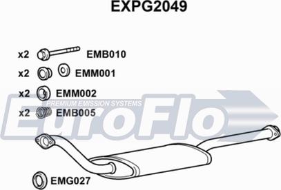 EuroFlo EXPG2049 - Tubo gas scarico autozon.pro