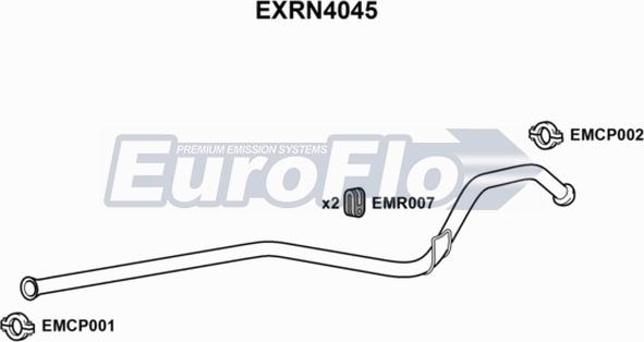 EuroFlo EXRN4045 - Tubo gas scarico autozon.pro