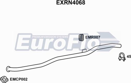 EuroFlo EXRN4068 - Tubo gas scarico autozon.pro