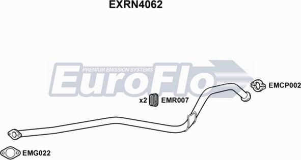 EuroFlo EXRN4062 - Tubo gas scarico autozon.pro