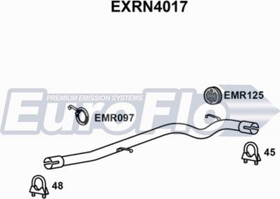 EuroFlo EXRN4017 - Tubo gas scarico autozon.pro