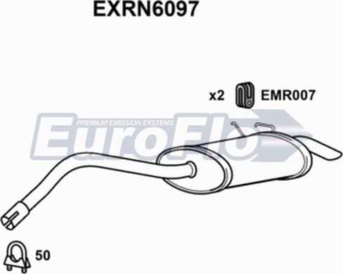 EuroFlo EXRN6097 - Silenziatore posteriore autozon.pro