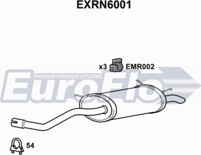 EuroFlo EXRN6001 - Silenziatore posteriore autozon.pro