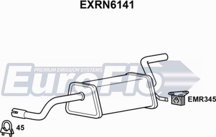 EuroFlo EXRN6141 - Silenziatore posteriore autozon.pro