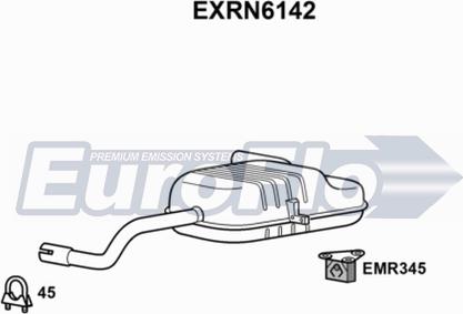 EuroFlo EXRN6142 - Silenziatore posteriore autozon.pro