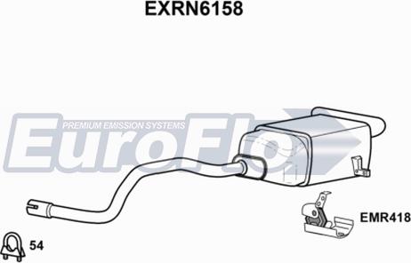 EuroFlo EXRN6158 - Silenziatore posteriore autozon.pro