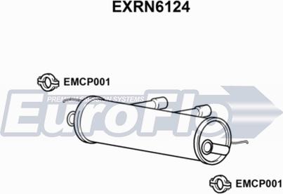 EuroFlo EXRN6124 - Silenziatore posteriore autozon.pro