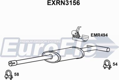 EuroFlo EXRN3156 - Silenziatore centrale autozon.pro