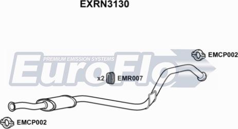 EuroFlo EXRN3130 - Silenziatore centrale autozon.pro