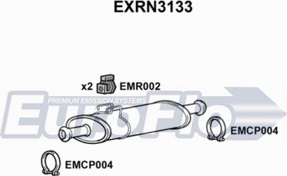 EuroFlo EXRN3133 - Silenziatore centrale autozon.pro