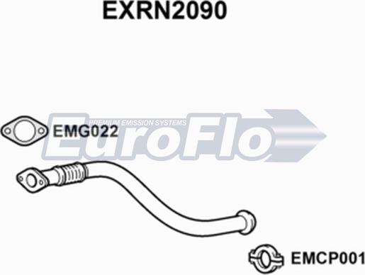 EuroFlo EXRN2090 - Tubo gas scarico autozon.pro