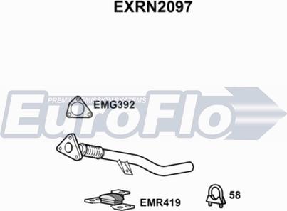 EuroFlo EXRN2097 - Tubo gas scarico autozon.pro