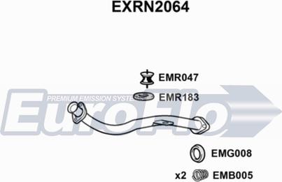 EuroFlo EXRN2064 - Tubo gas scarico autozon.pro