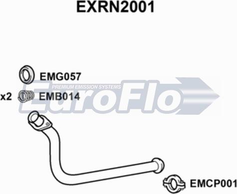 EuroFlo EXRN2001 - Tubo gas scarico autozon.pro