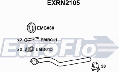 EuroFlo EXRN2105 - Tubo gas scarico autozon.pro