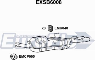 EuroFlo EXSB6008 - Silenziatore posteriore autozon.pro