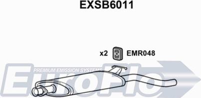 EuroFlo EXSB6011 - Silenziatore posteriore autozon.pro