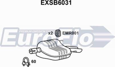 EuroFlo EXSB6031 - Silenziatore posteriore autozon.pro