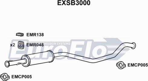 EuroFlo EXSB3000 - Silenziatore centrale autozon.pro