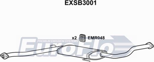 EuroFlo EXSB3001 - Silenziatore centrale autozon.pro